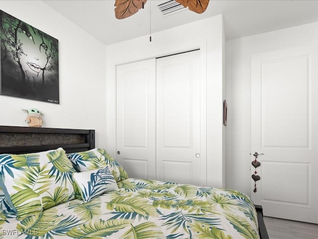1778 Terreno Blvd, Naples, FL 34120 - bedroom featuring a closet and wood finished floors