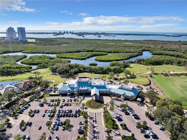 25051 Ballycastle Ct Unit 102, Bonita Springs, FL 34134 - aerial view of a large body of water and a golf club