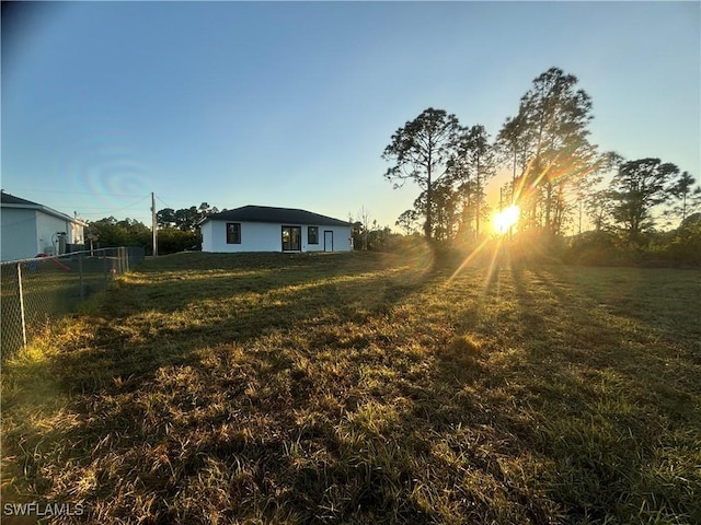 1115 Cumming St E, Lehigh Acres, FL 33974 - view of yard