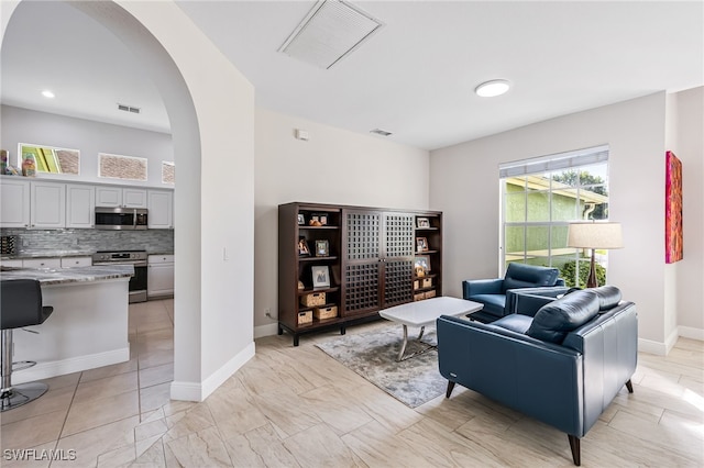 view of living room