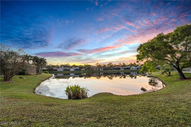 view of water feature