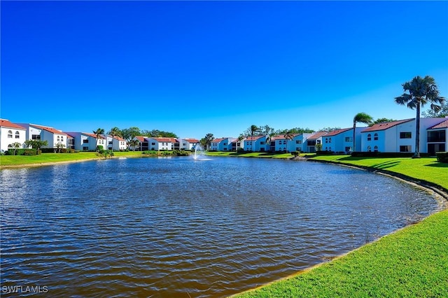 water view featuring a residential view