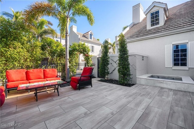 view of patio / terrace with outdoor lounge area