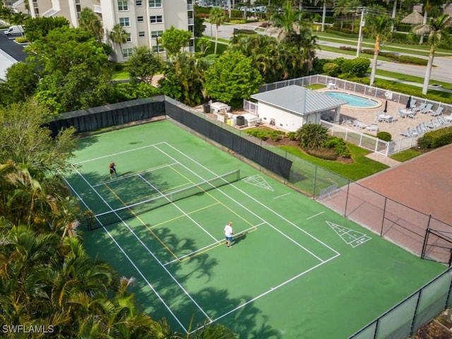 view of sport court