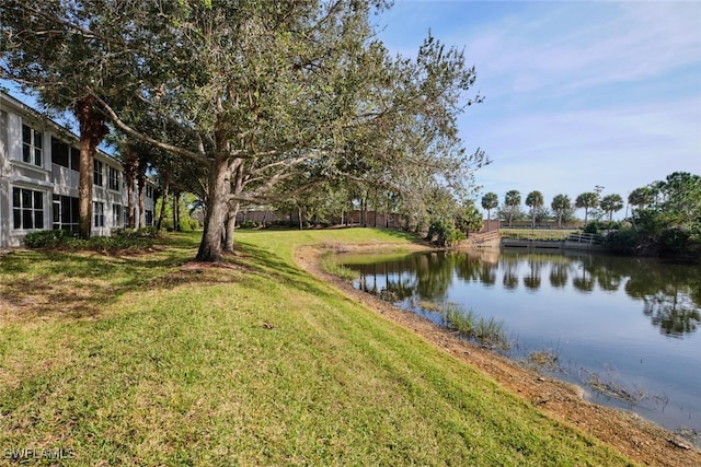 property view of water