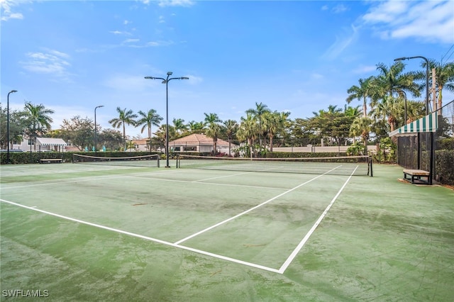 view of sport court