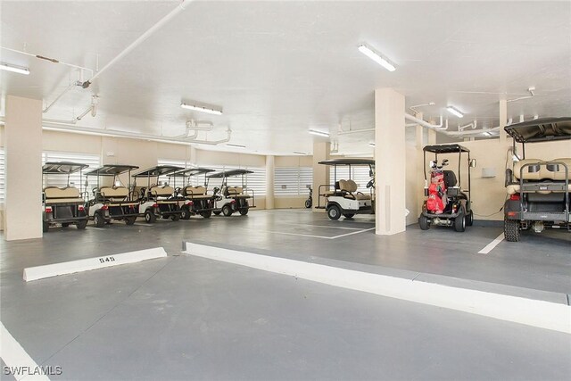 exercise room featuring a wealth of natural light