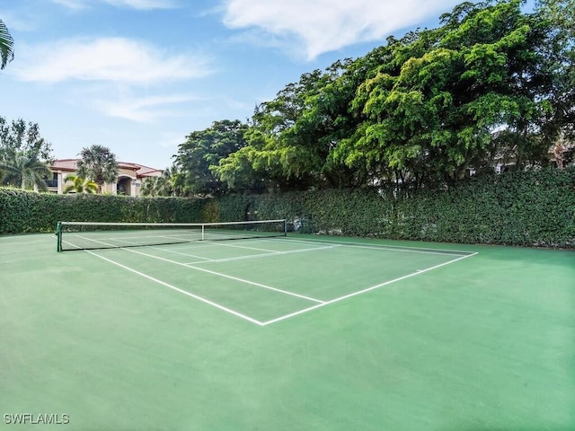 view of sport court