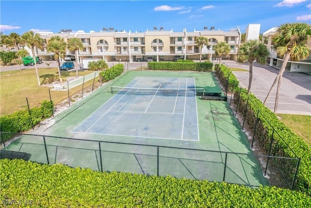 view of sport court