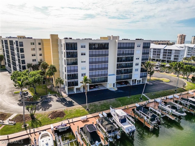 view of property featuring a water view