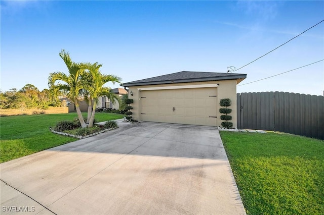 exterior space featuring a lawn