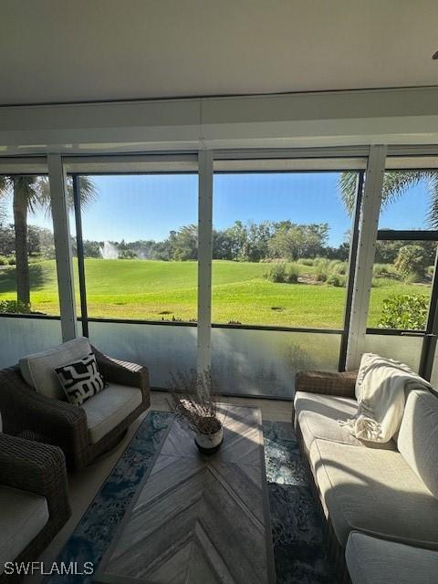 sunroom / solarium featuring a wealth of natural light