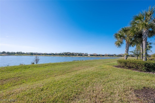 property view of water