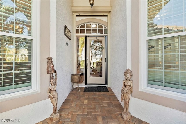 2270 Palo Duro Blvd, North Fort Myers, FL 33917 - property entrance with stucco siding