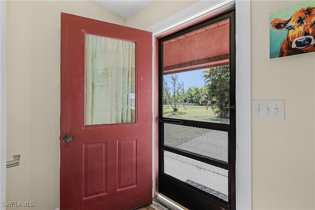 view of entryway