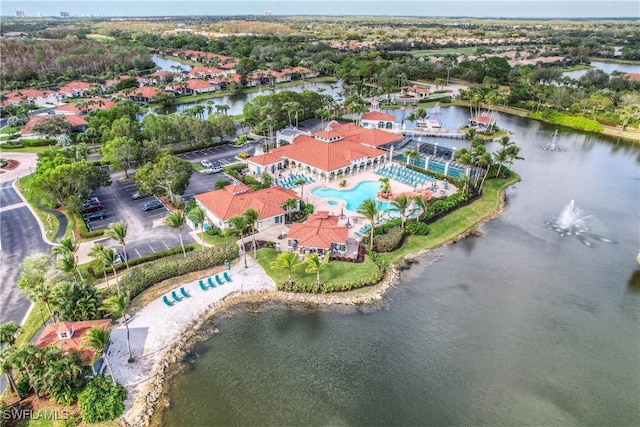 10801 Crooked River Rd Unit 203, Estero, FL 34135 - aerial view featuring a water view