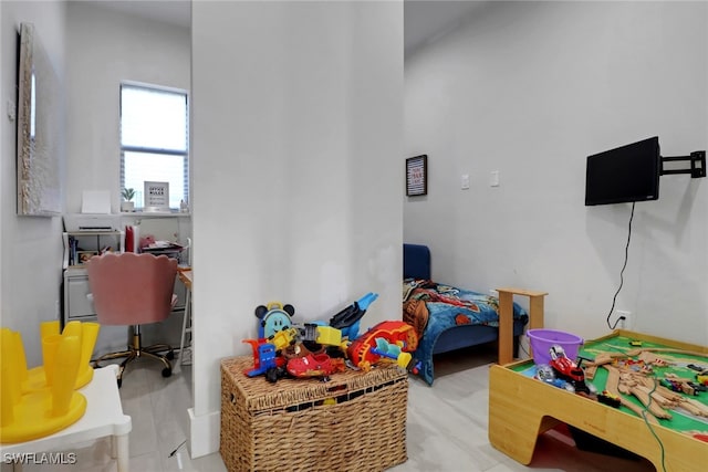 bedroom featuring light hardwood / wood-style flooring