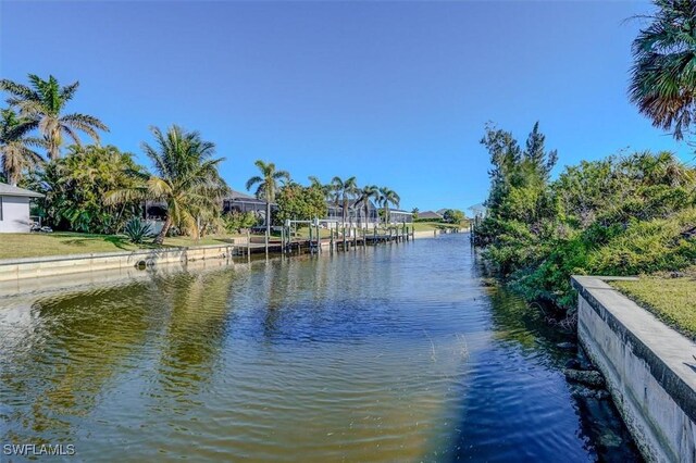 property view of water