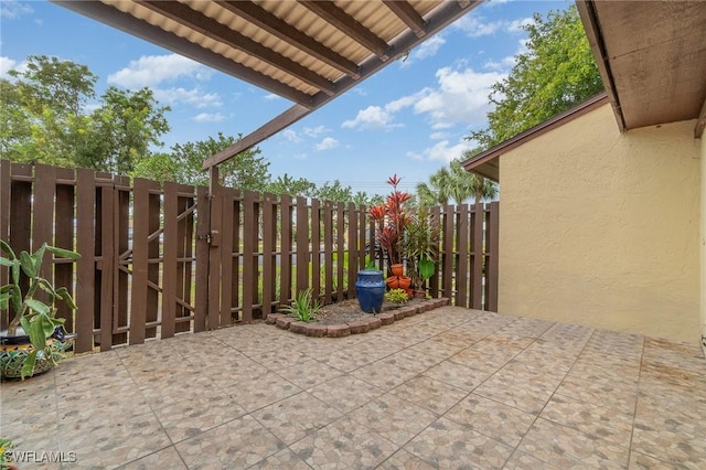 view of patio