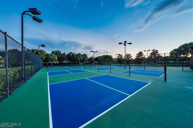 view of tennis court