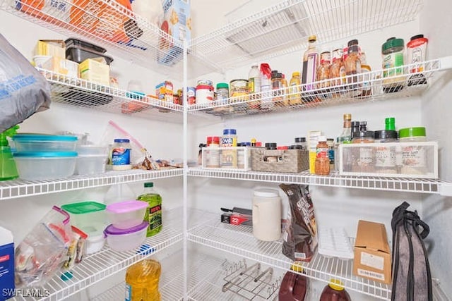 view of pantry