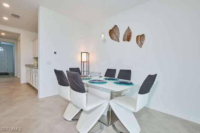 3426 Menores Way, Fort Myers, FL 33905 - dining area with recessed lighting and light tile patterned flooring