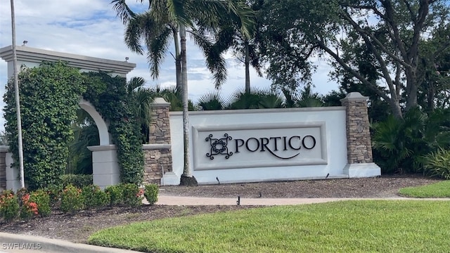 3426 Menores Way, Fort Myers, FL 33905 - view of community / neighborhood sign
