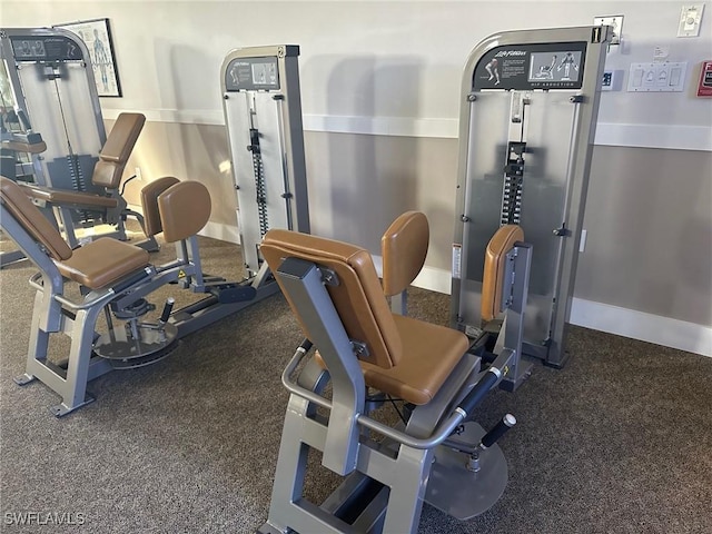 view of exercise room