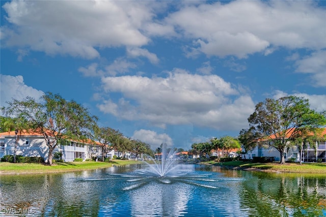 property view of water