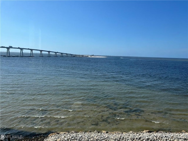 view of water feature