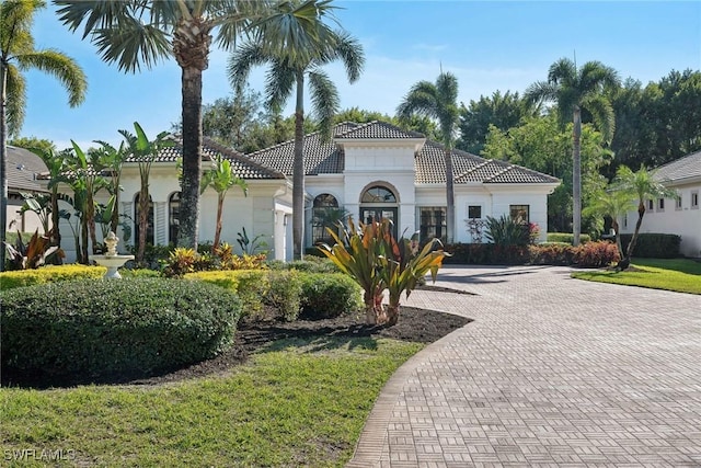 view of mediterranean / spanish home