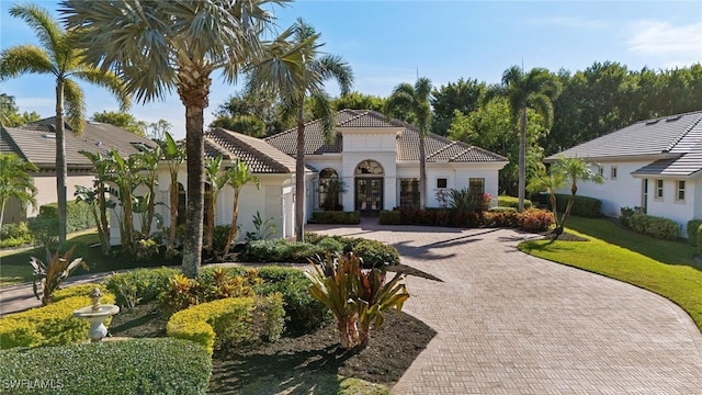 view of mediterranean / spanish house