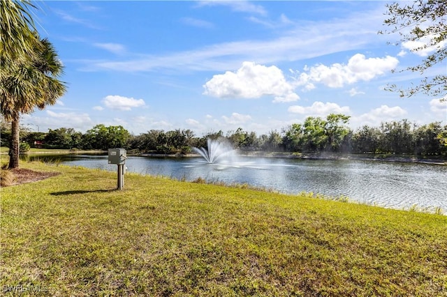 property view of water