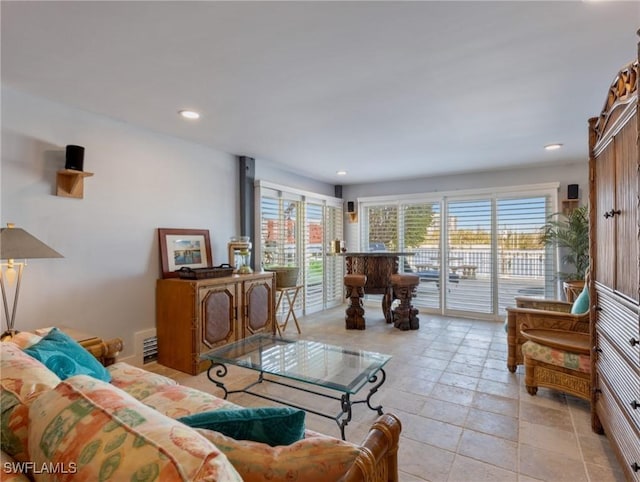 view of living room