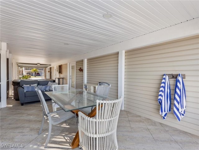 view of patio / terrace featuring outdoor lounge area