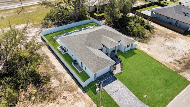 1027 NW 40th Pl, Cape Coral, FL 33993 - bird's eye view