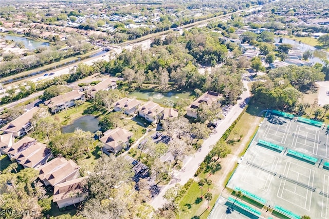 3 Bob O Link Ct Unit 3B, Naples, FL 34105 - aerial perspective of suburban area featuring a large body of water