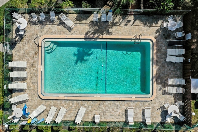 view of pool