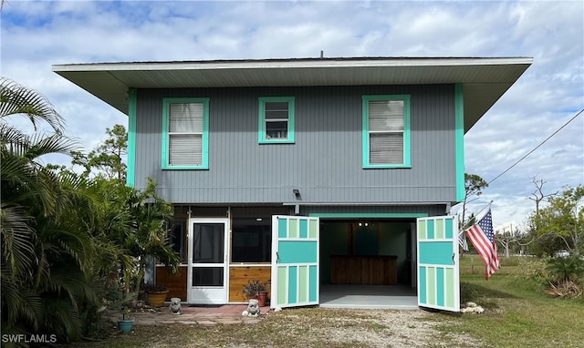 view of rear view of property