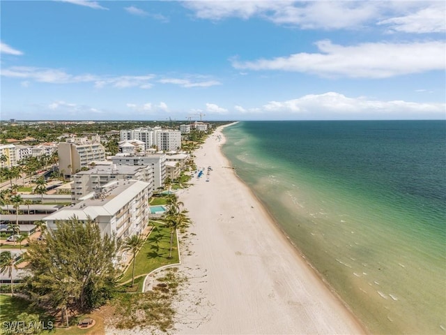 water view featuring a view of the beach