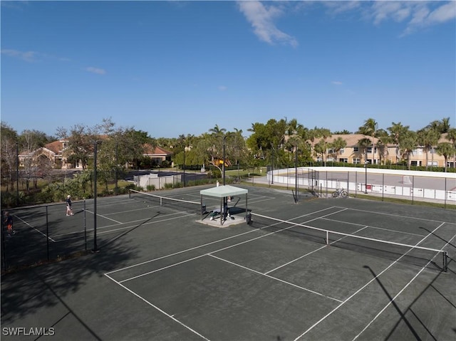 view of sport court