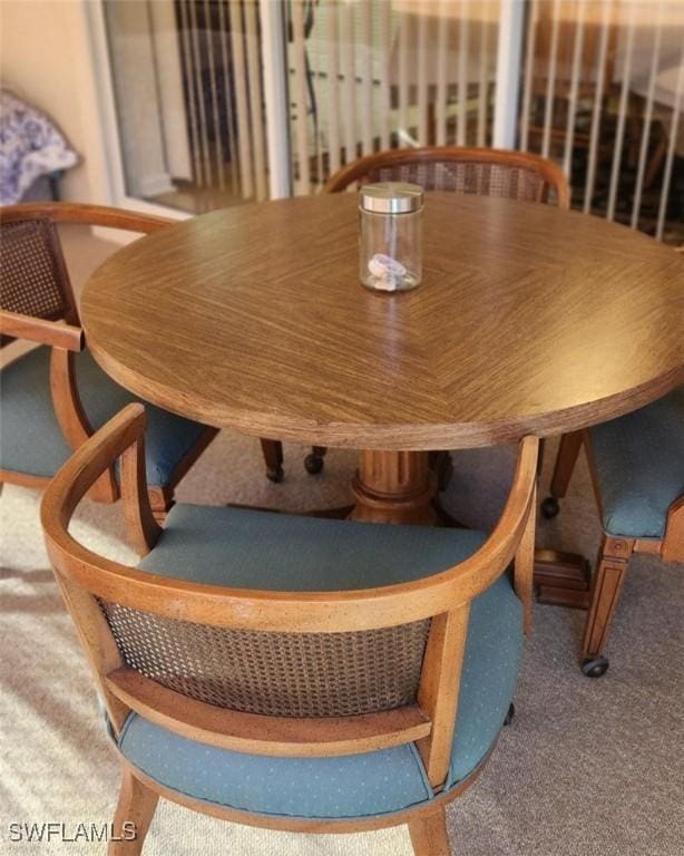 view of dining room