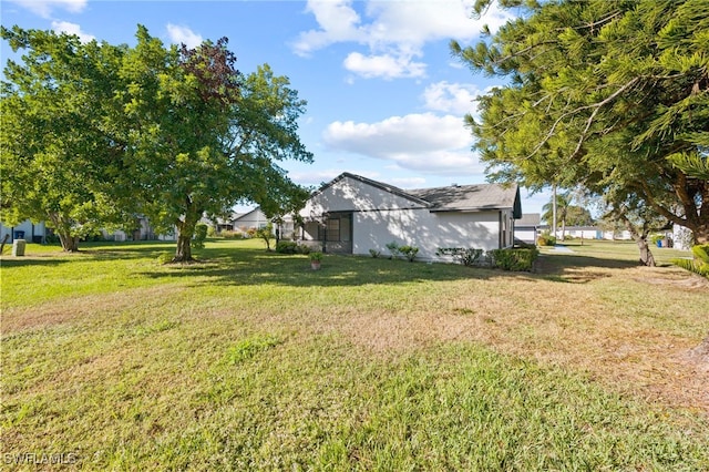 view of yard