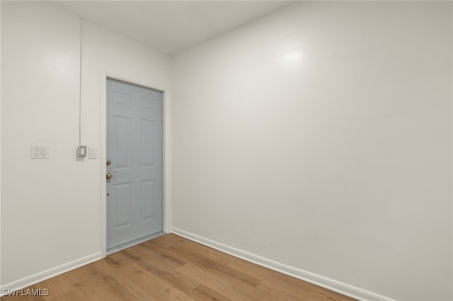 interior space featuring light hardwood / wood-style flooring