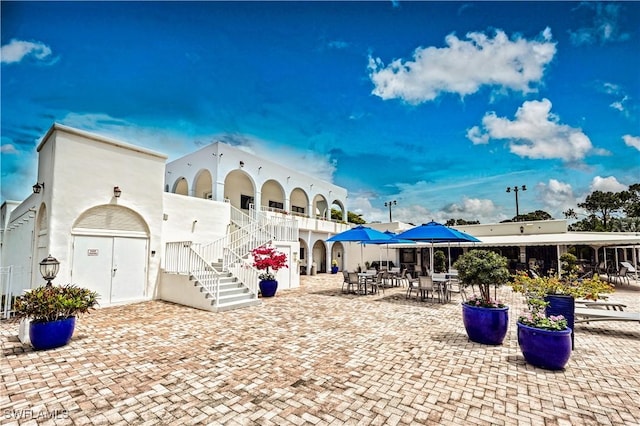 exterior space with a patio