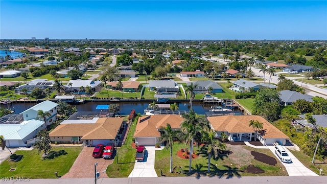 4212 SE 8th Pl, Cape Coral, FL 33904 - aerial view with a residential view and a water view