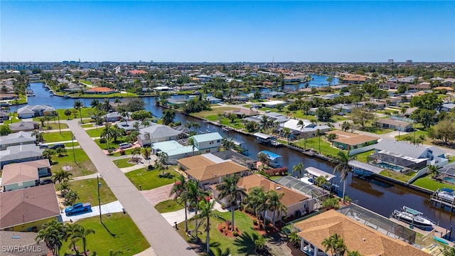 4212 SE 8th Pl, Cape Coral, FL 33904 - aerial view with a residential view and a water view