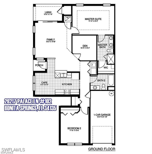 26217 Palace Ln Unit 102, Bonita Springs, FL 34135 - room layout