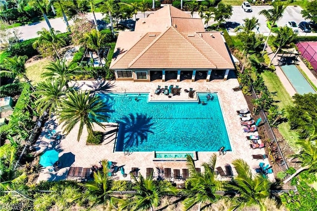 drone / aerial view