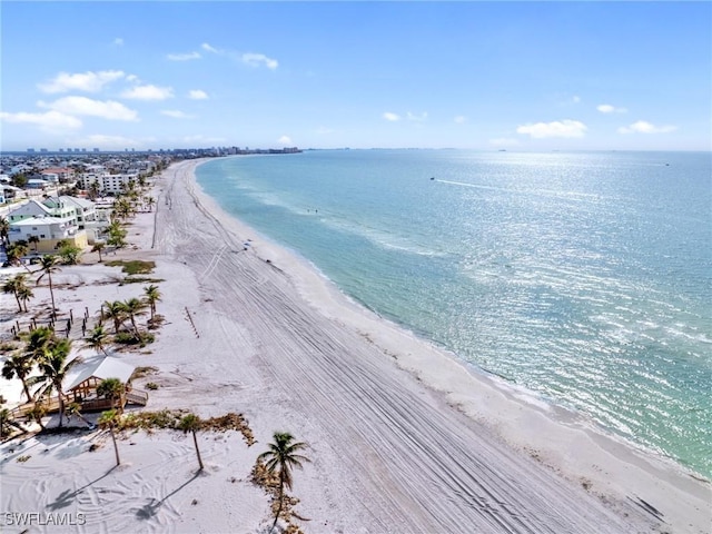 water view featuring a view of the beach